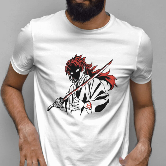 Bariq regular printed t-shirt yorichi tugikuni Demon Slayer